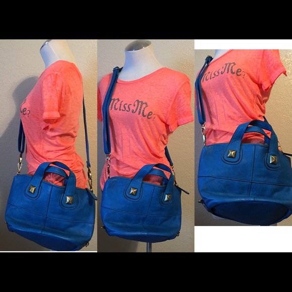 Free people blue crossbody bag - Picture 3 of 8